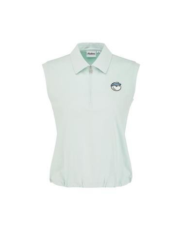 [밀라코/국내발송] 말본골프 여성 카라 슬리브리스 탑 LIGHT MINT  M6222PSL51MTL