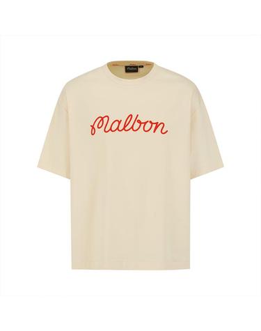 [밀라코/국내발송] 말본골프 오버핏 레터링 라운드 CREAM M6223LRS42CRM