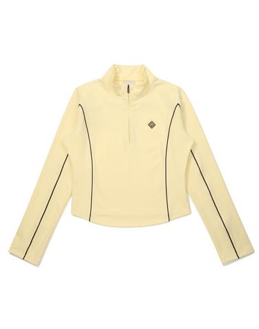[밀라코/국내발송] 말본골프 CAMILA 미드 레이어 져지 LIGHT YELLOW  M6112LTL51YLL