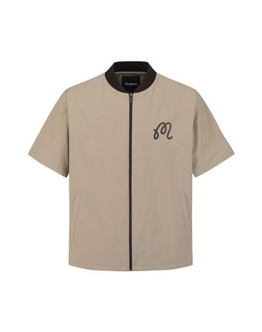 [밀라코/국내발송] 말본골프 트라이앵글 반팔 자켓 BEIGE  M6221PJK07BEI