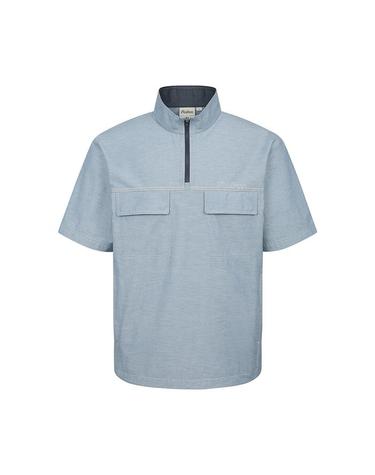 [밀라코/국내발송] 말본골프  스티치 포켓 아노락 SKYBLUE  M6321PPI01SBL
