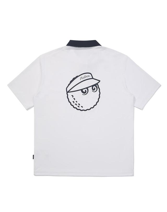 말본골프 [밀라코/국내발송] 말본골프 M 제로 폴로 티셔츠 OFF WHITE M5221PTS49OWT 착용컷