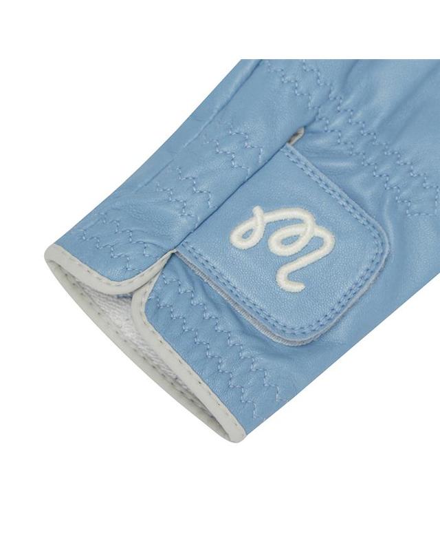말본골프 [밀라코/국내발송] 말본 M 자수 로고 왼손 장갑 BLUE M6143PGL01BLU 착용컷