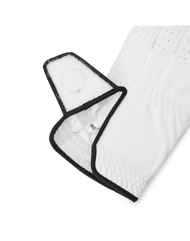 말본골프 [밀라코/국내발송] 말본 레인 양손 장갑 OFF WHITE M6243PGL11OWT 착용컷