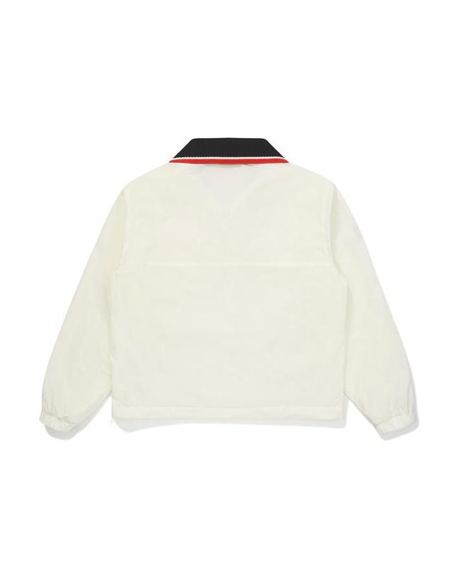 말본골프 [밀라코/국내발송] 말본 니트에리 웜 라이닝 아노락 IVORY M5422PJK52IVY 착용컷