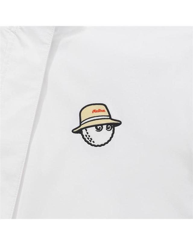 말본골프 [밀라코/국내발송] 말본 봄 자켓 WHITE M6122PJK16WHT 착용컷