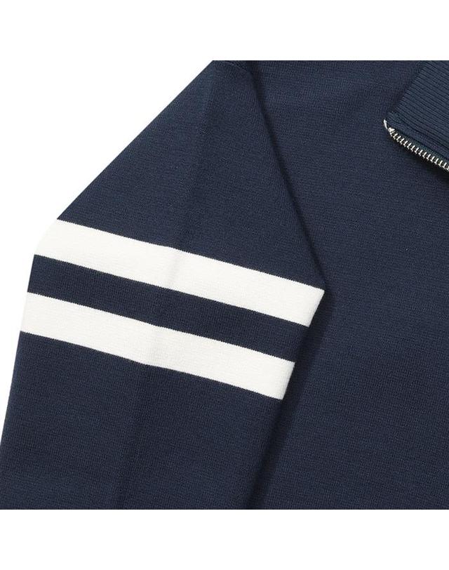 말본골프 [밀라코/국내발송] 말본 니트 집업 가디건 NAVY M6122PKO11NVY 착용컷