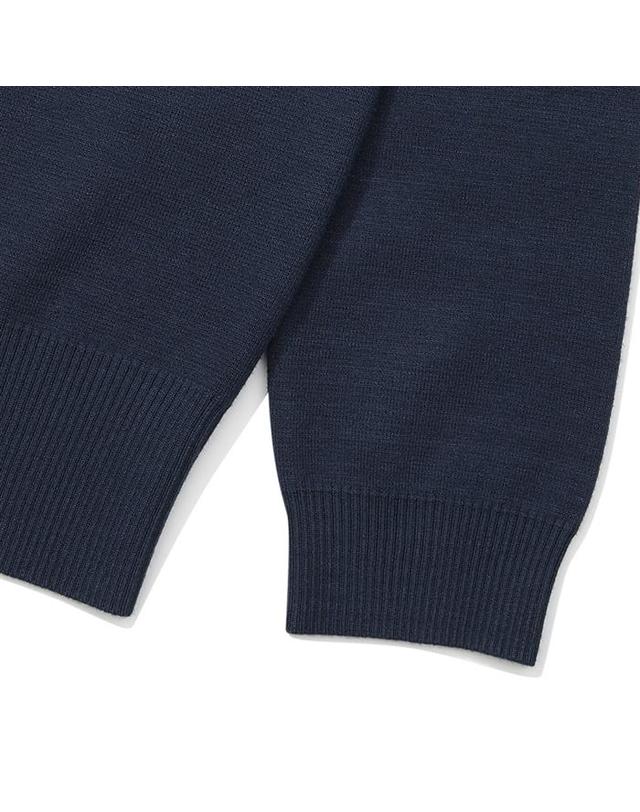 말본골프 [밀라코/국내발송] 말본 니트 집업 가디건 NAVY M6122PKO11NVY 착용컷
