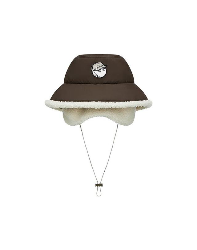 말본골프 [밀라코/국내발송] 말본 패딩 이어머프 버킷햇 BROWN M5442PHT09BRN 착용컷