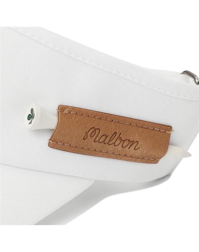 말본골프 [밀라코/국내발송] 말본 티홀더 유니 바이저 OFF WHITE M6143PVS03OWT 착용컷