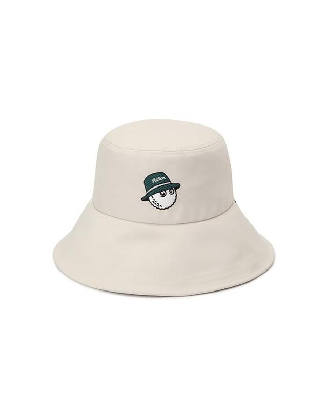 말본골프 [밀라코/국내발송] 말본 리본 레이디 햇 BEIGE M6142WHT03BEI 착용컷
