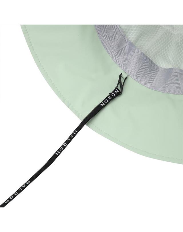말본골프 [밀라코/국내발송] 말본 베이직 레터링 방수 버킷햇 LIGHT MINT M6243PHT10MTL 착용컷