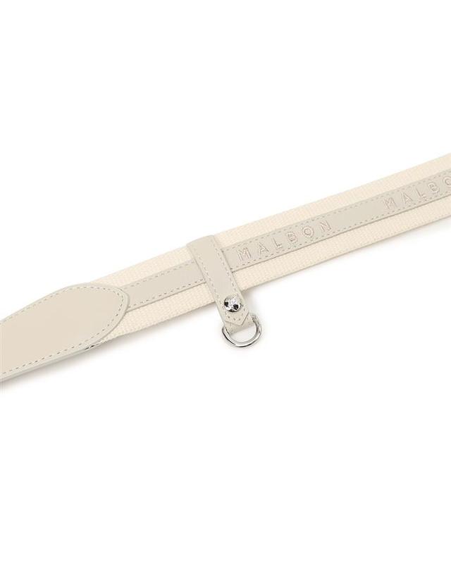 말본골프 [밀라코/국내발송] 말본 여자 로고 웨빙 벨트 BEIGE M6142PBT03BEI 착용컷