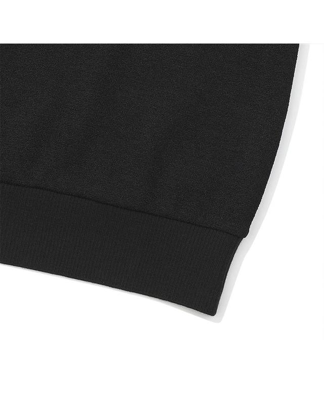 말본골프 [밀라코/국내발송] 말본 니트라이크 하프집업 후드 맨투맨 BLACK M6122PFS11BLK 착용컷