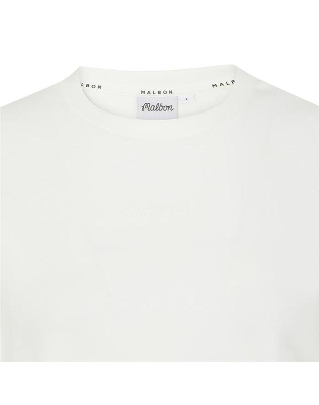 말본골프 [밀라코/국내발송] 말본 소프트 슬림 라운드 티셔츠 WHITE M6222PRS12WHT 착용컷