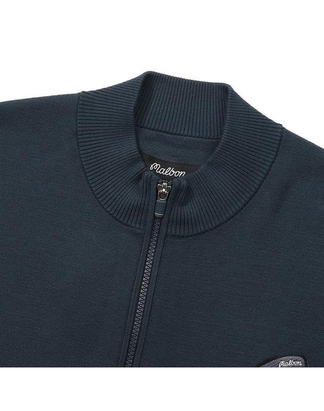 말본골프 [밀라코/국내발송] 말본 니트 풀집업 자켓 NAVY M6121PKO01NVY 착용컷