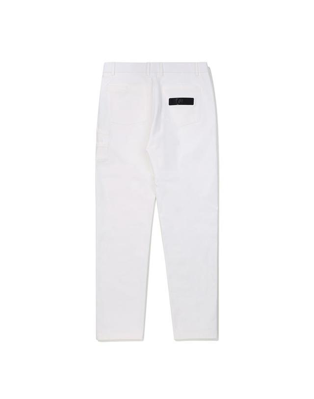말본골프 [밀라코/국내발송] 말본 테크 슬림핏 일자 팬츠 OFF WHITE M6121PPT06OWT 착용컷