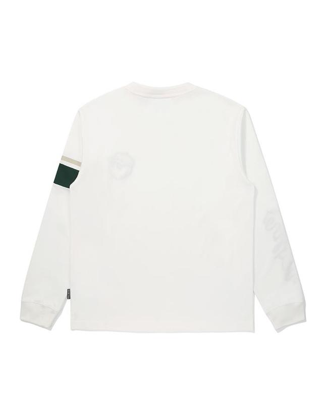 말본골프 [밀라코/국내발송] 말본 로고 라운드넥 티셔츠 WHITE M5321PRL01WHT 착용컷