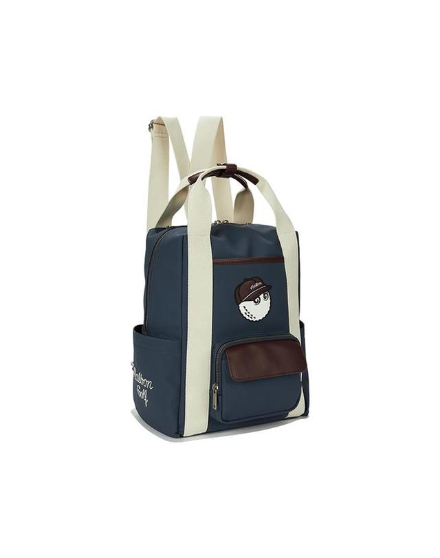 말본골프 [밀라코/국내발송] 말본골프 말본 버킷 토트 백팩 NAVY M5343PBG25NVY 착용컷