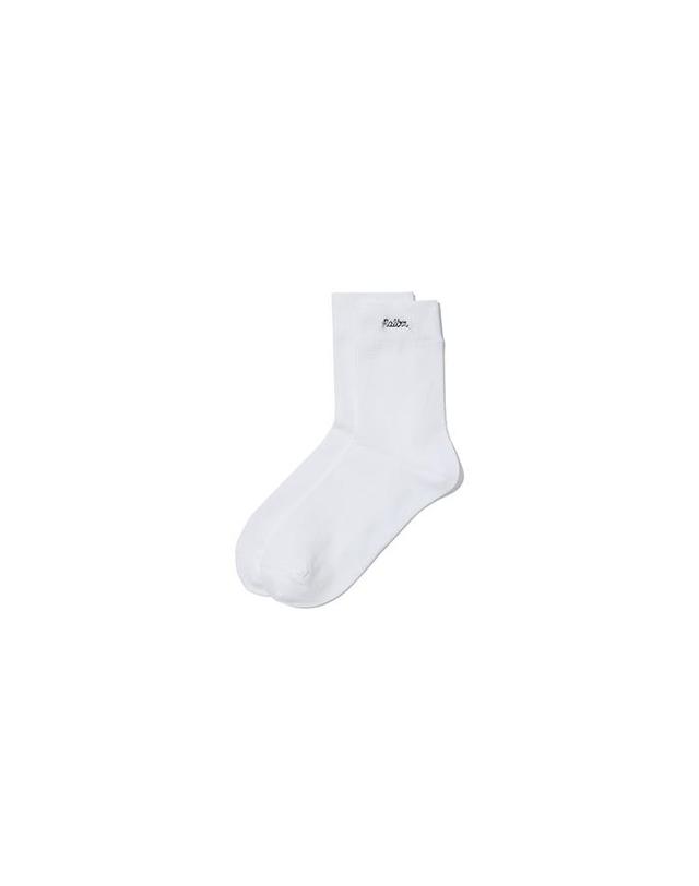 말본골프 [밀라코/국내발송] 말본 로고 메쉬 삭스 OFF WHITE M6243PSC12OWT 착용컷