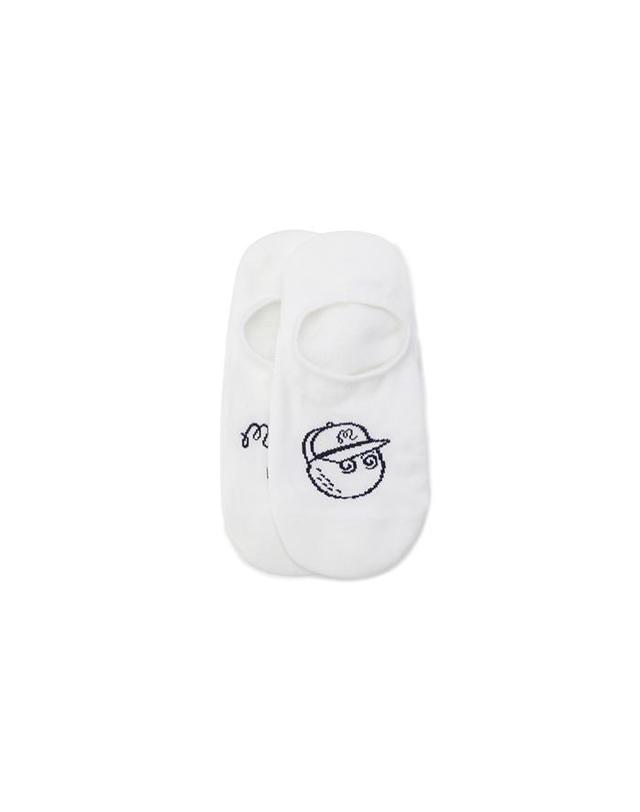 말본골프 [밀라코/국내발송] 말본 로고 페이크 삭스 OFF WHITE M6143PSC01OWT 착용컷