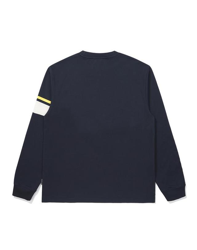 말본골프 [밀라코/국내발송] 말본 로고 라운드넥 티셔츠 NAVY M5321PRL01NVY 착용컷