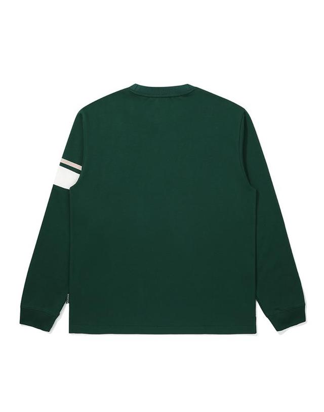 말본골프 [밀라코/국내발송] 말본 로고 라운드넥 티셔츠 GREEN M5321PRL01GRN 착용컷