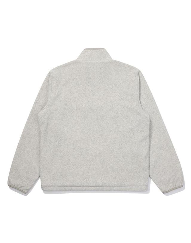 말본골프 [밀라코/국내발송] 말본 컬러 블럭 플리스 티셔츠 LIGHT MELANGE GRAY M5423PFS43MGL 착용컷