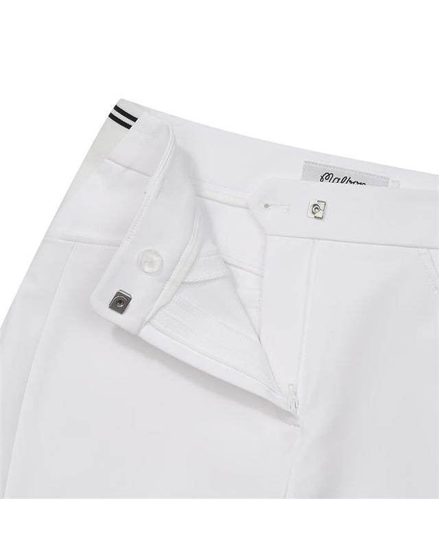 말본골프 [밀라코/국내발송] 말본 세미 부츠컷 골프 팬츠 WHITE M6122PPT14WHT 착용컷