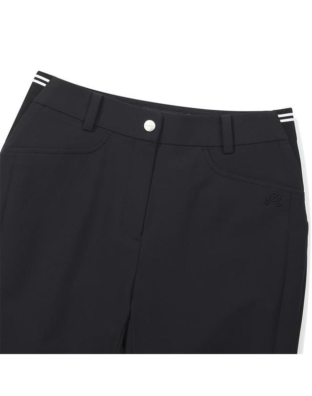 말본골프 [밀라코/국내발송] 말본 세미 부츠컷 골프 팬츠 BLACK M6122PPT14BLK 착용컷