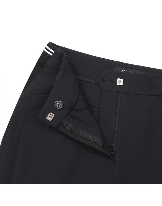 말본골프 [밀라코/국내발송] 말본 세미 부츠컷 골프 팬츠 BLACK M6122PPT14BLK 착용컷