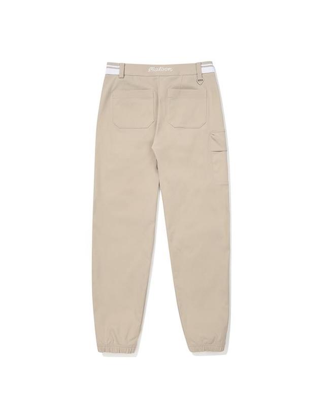 말본골프 [밀라코/국내발송] 말본 베이직 조거 팬츠 BEIGE M6122PPT13BEI 착용컷