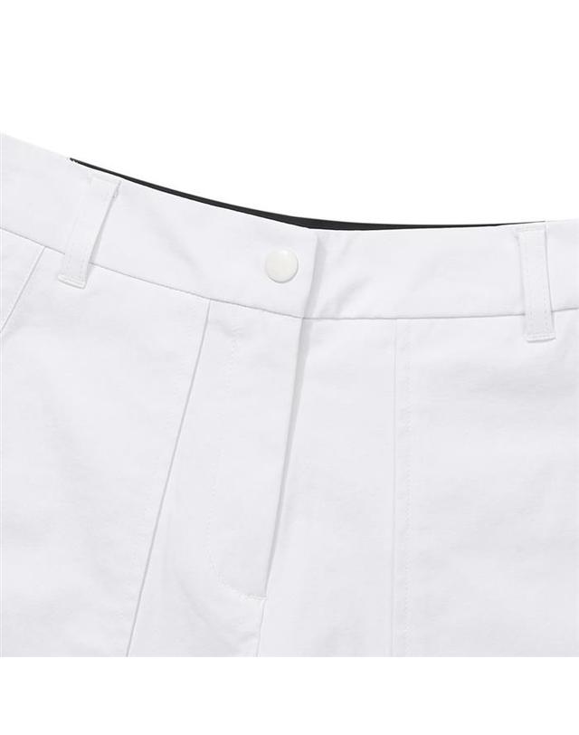 말본골프 [밀라코/국내발송] 말본 이중직 3부 반바지 OFF WHITE M6122PHP11OWT 착용컷