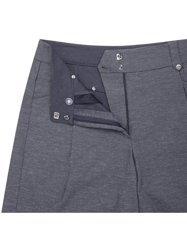 말본골프 [밀라코/국내발송] 말본 A라인 린넨 코튼 반바지 NAVY M6222PHP12NVY 착용컷