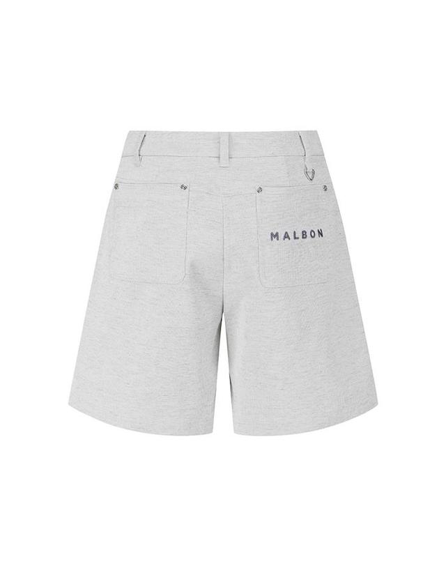 말본골프 [밀라코/국내발송] 말본 A라인 린넨 코튼 반바지 GRAY M6222PHP12GRY 착용컷