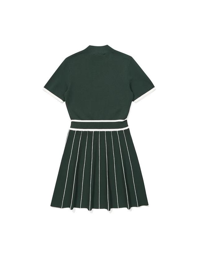 말본골프 [밀라코/국내발송] 말본 필리파 드레스 GREEN M5312LOP34GRN 착용컷