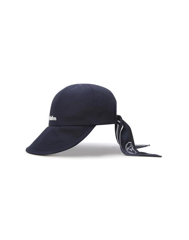 말본골프 [밀라코/국내발송] 말본 경량 리본 와이드캡 NAVY M6142PCP06NVY 착용컷