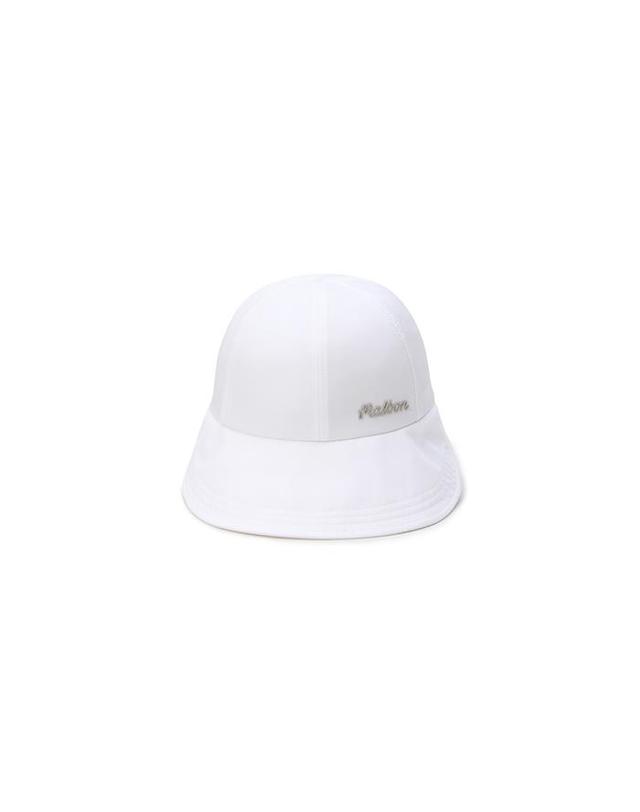 말본골프 [밀라코/국내발송] 말본 경량 리본 와이드캡 OFF WHITE M6142PCP06OWT 착용컷