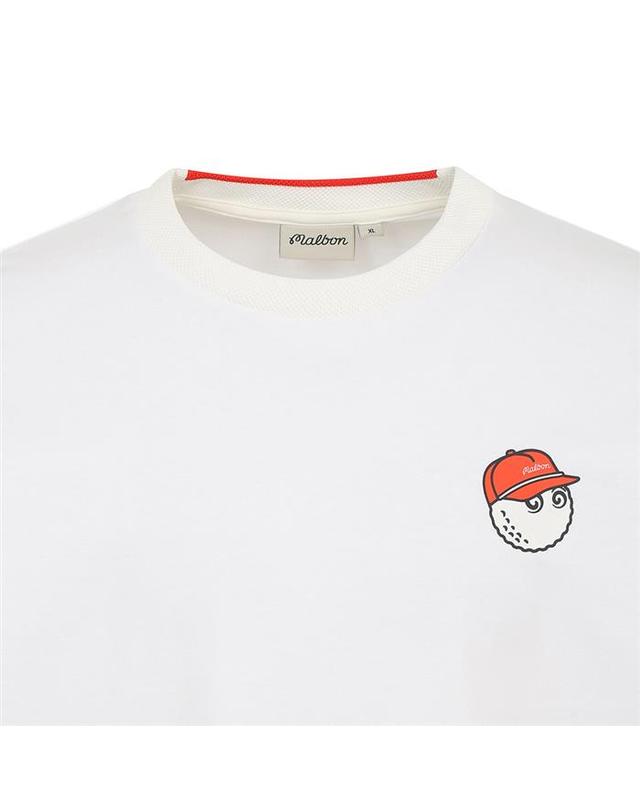 말본골프 [밀라코/국내발송] 말본골프 버킷 쿠바 유니 티셔츠 OFF WHITE M6223PRS44OWT 착용컷