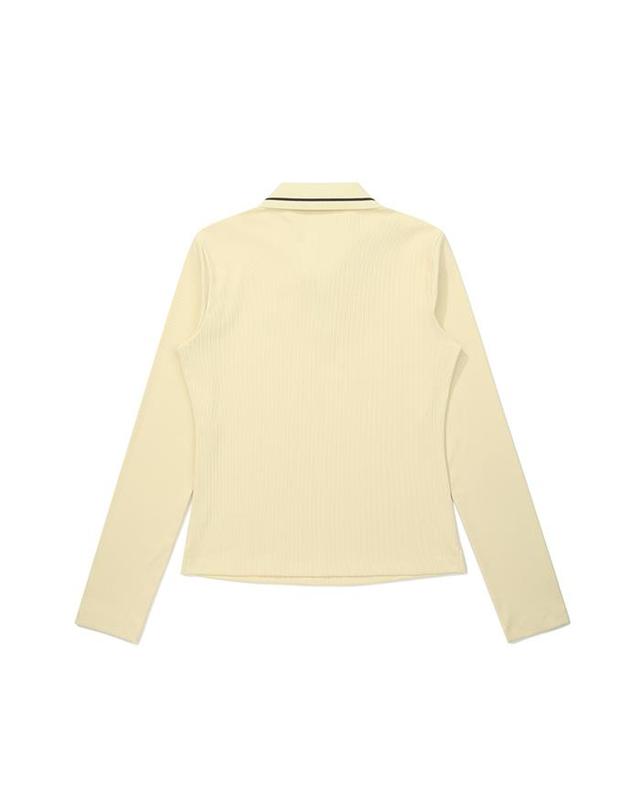 말본골프 [밀라코/국내발송] 말본골프 알레자 폴로 LIGHT YELLOW M6112LTL50YLL 착용컷