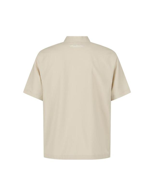 말본골프 [밀라코/국내발송] 말본골프 시어서커 아노락 BEIGE M6221PPI40BEI 착용컷