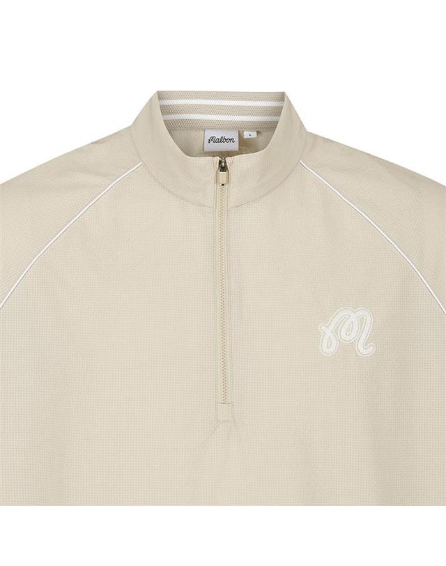 말본골프 [밀라코/국내발송] 말본골프 시어서커 아노락 BEIGE M6221PPI40BEI 착용컷