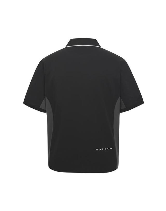말본골프 [밀라코/국내발송] 말본골프 에어 라이트 카라 피스테 BLACK M6221PPI43BLK 착용컷