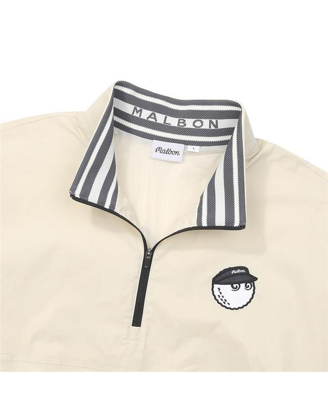 말본골프 [밀라코/국내발송] 말본골프 버킷 멤브레인 아노락 CREAM M6121PPI03CRM 착용컷