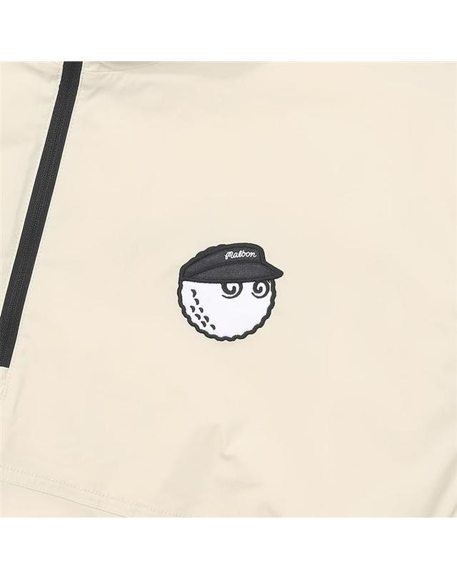 말본골프 [밀라코/국내발송] 말본골프 버킷 멤브레인 아노락 CREAM M6121PPI03CRM 착용컷