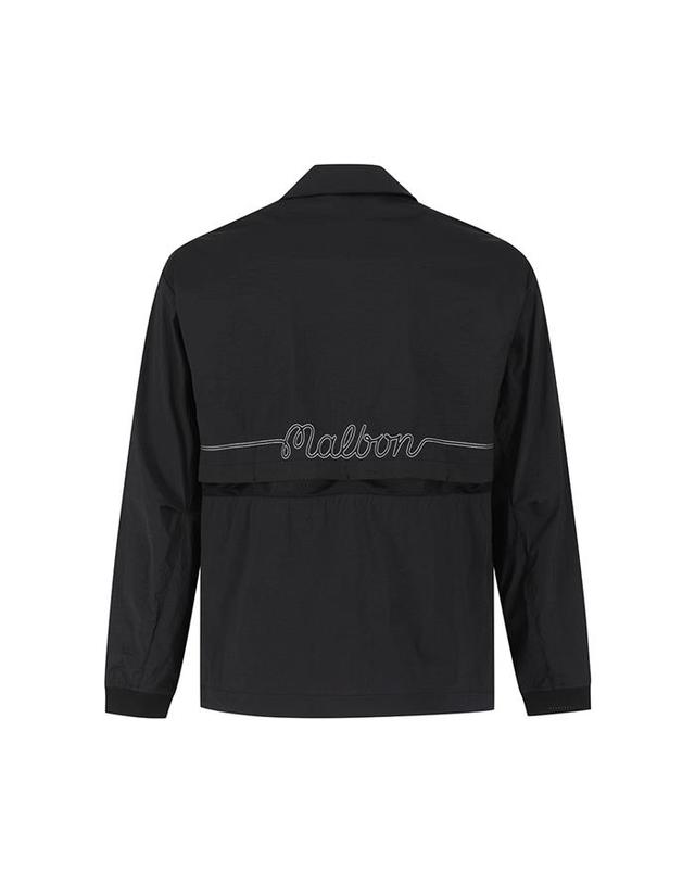 말본골프 [밀라코/국내발송] 말본골프 크링클 오픈카라 자켓 BLACK M6221LJK41BLK 착용컷