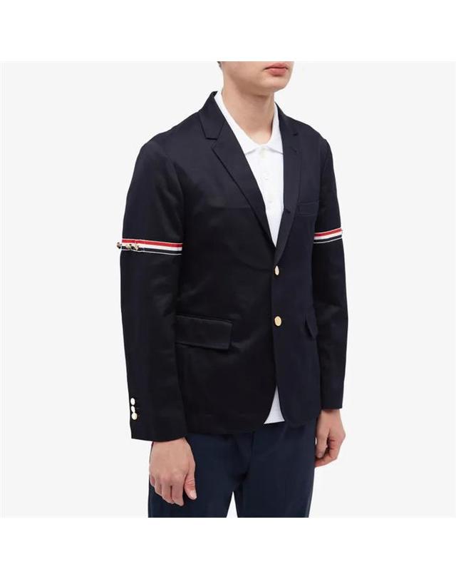 톰브라운 [밀라코/국내발송] 톰브라운 RWB 밴딩 자켓 MJU527A 03788 415 착용컷