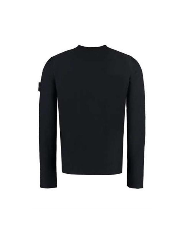 스톤아일랜드 [밀라코/국내발송] 스톤아일랜드 슬라브 울 나일론 크루넥 니트 7915574B9 V0029 착용컷