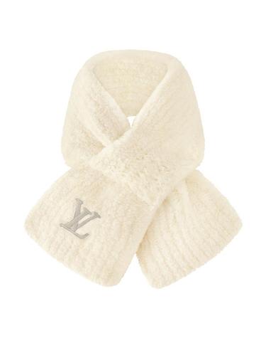 [밀라코/국내발송] 루이비통 온리 LV 미니 컴피 머플러 크림 M90803