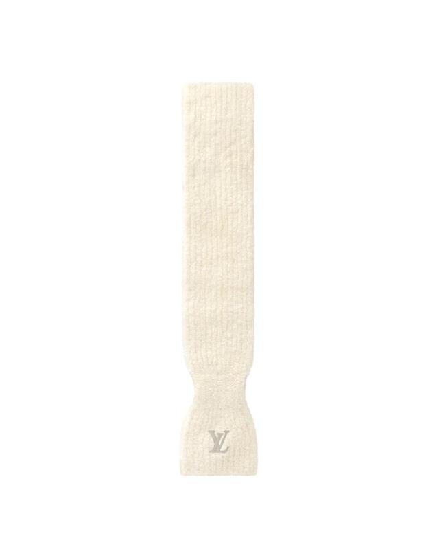 루이비통 [밀라코/국내발송] 루이비통 온리 LV 미니 컴피 머플러 크림 M90803 착용컷
